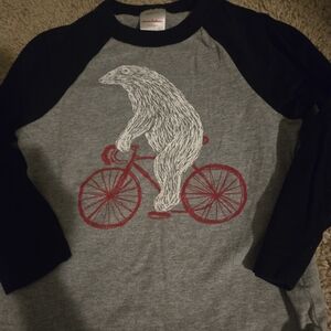 EUC toddler Long Sleeve Bear Shirt